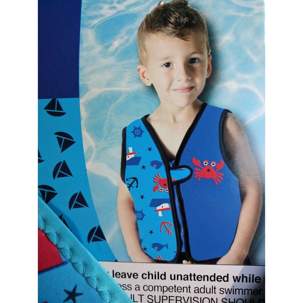 Lifeguard Flotation Swim Vest Crab 33 35 lbs